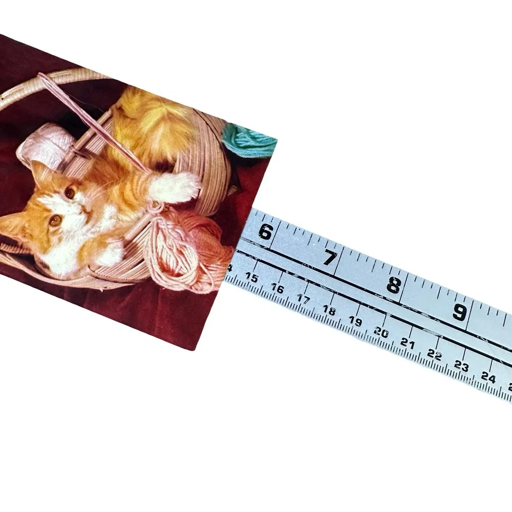 Vintage View Gram Cat Spinning the Yarn Postcard Bob Taylor Unused 60s BLC-99